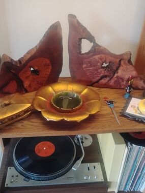 1925 Historic Fullerton Pepper Wood Sculpture Set - 400 Grit Silk Finish